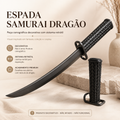 Espada Samurai Dragão — Peça Cenográfica Decorativa para Cosplay e Coleção