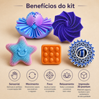 Kit Calma Profunda 5 em 1 | Objetos Sensoriais para Foco e Mãos Ocupadas