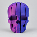 Caveira Espiral 3D — Fidget Sensorial de Torção para Relaxar e Decorar