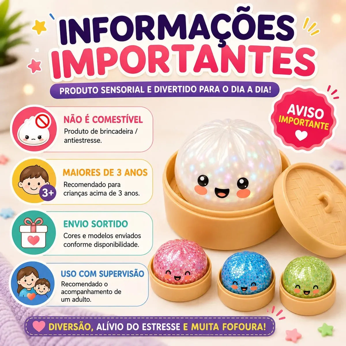 Squishy Glitter Dumpling — O Colecionável Viral que Você Não Vai Querer Parar de Apertar
