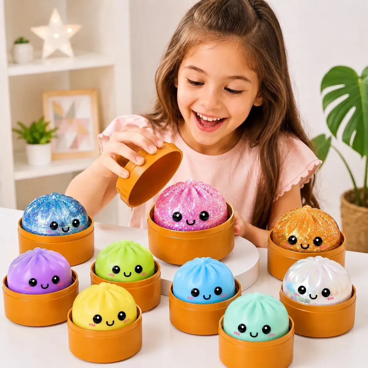 Squishy Glitter Dumpling — O Colecionável Viral que Você Não Vai Querer Parar de Apertar