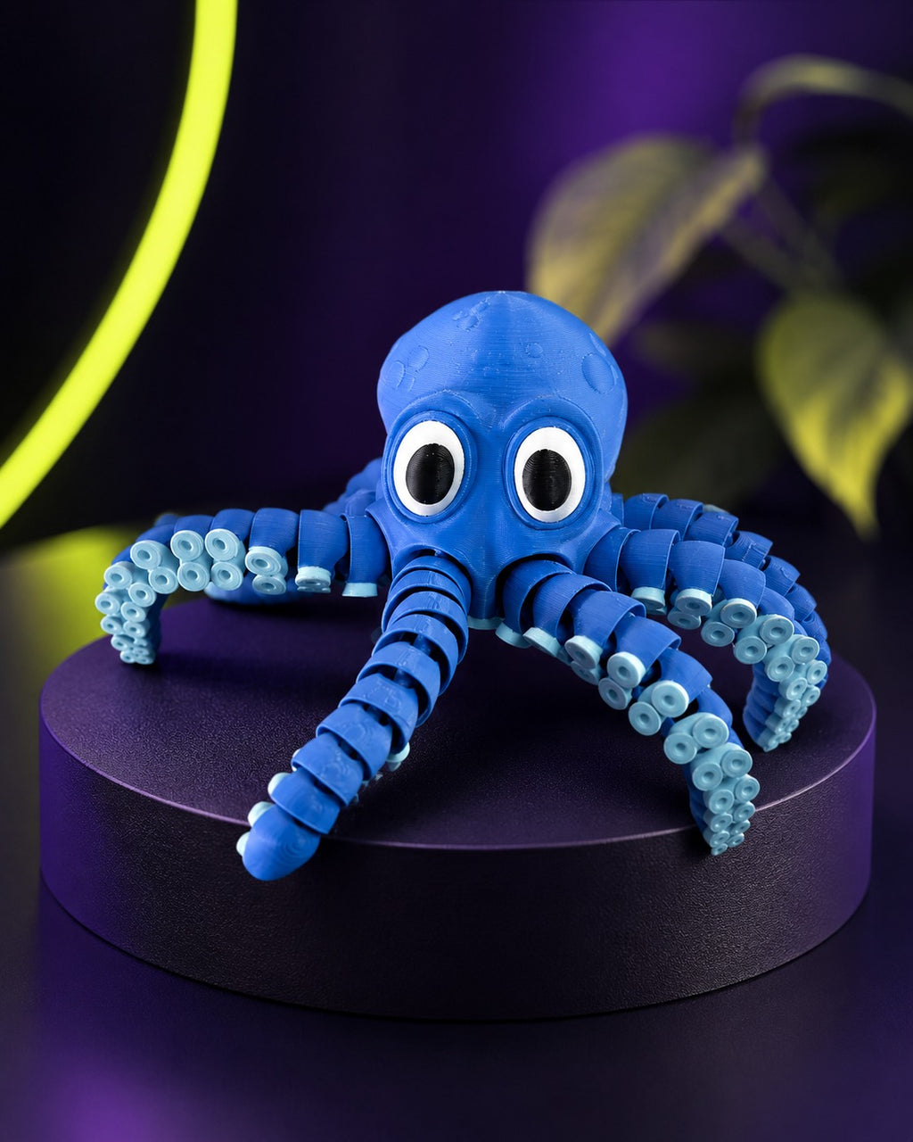 Kit TEA Calma 3D Sensorial com Estrela, Cubo Fidget e Polvo Articulado