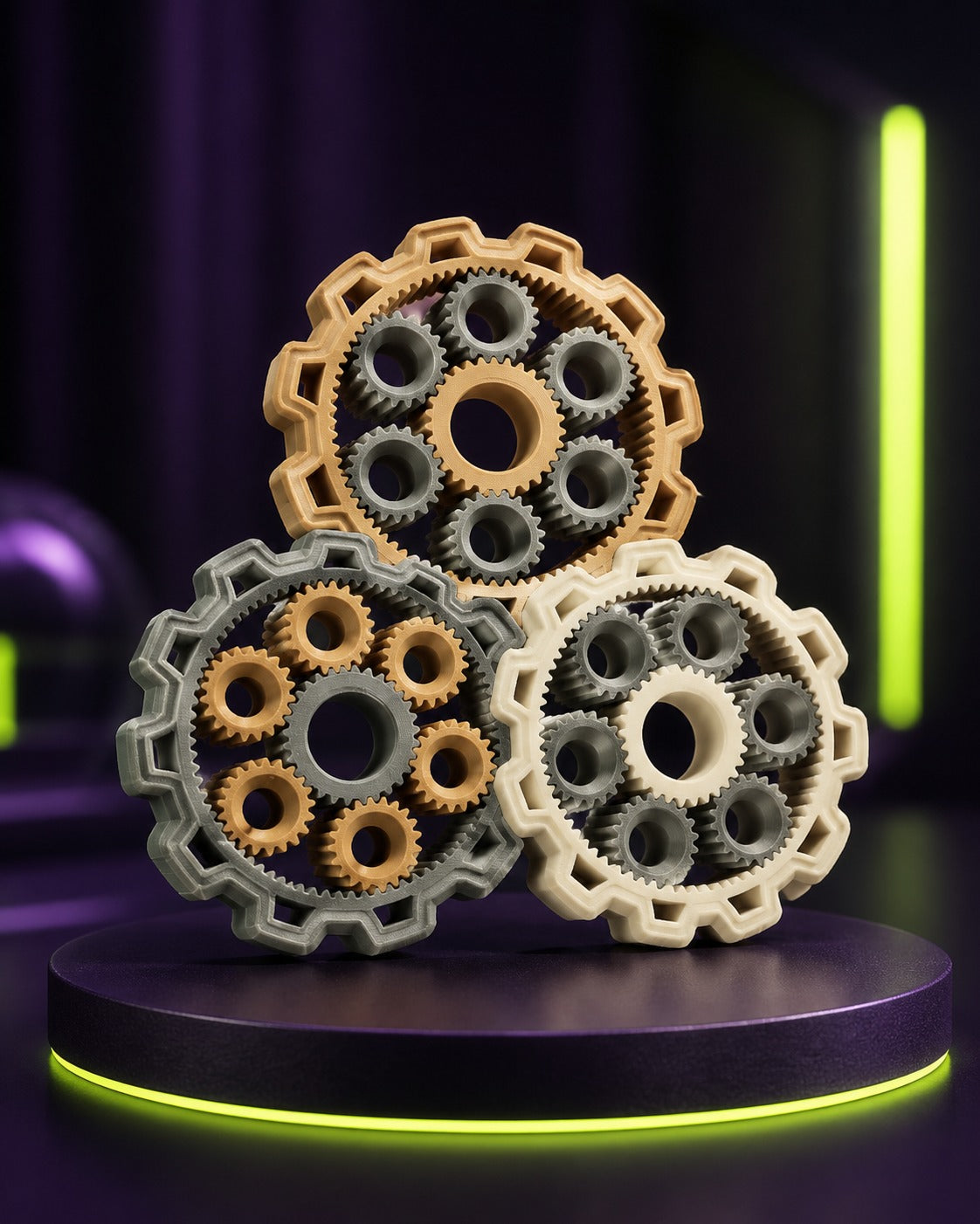 Kit TDAH Calma 3D Sensorial com Spinner 3D, Cubo Maluco e Cubo Infinito