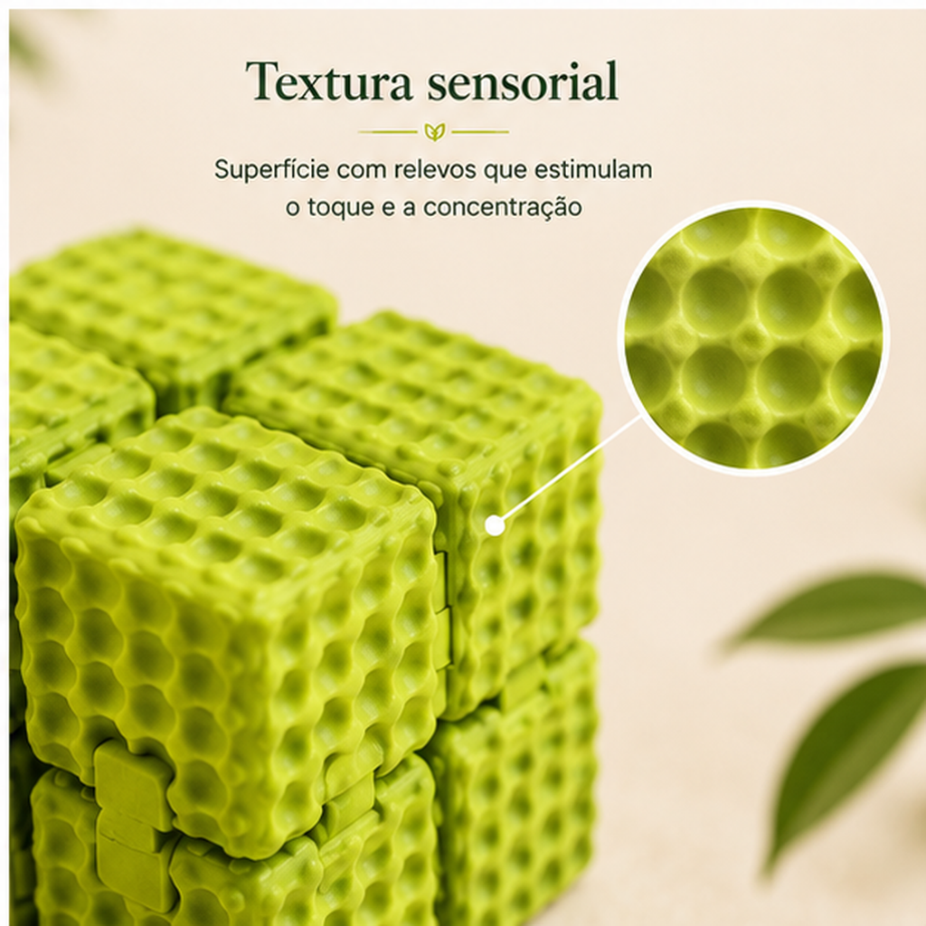 Cubo Infinito Sensorial Calma 3D