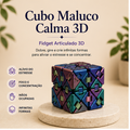 Cubo Maluco Calma 3D — Fidget Articulado 3D para Foco e Mãos Ocupadas
