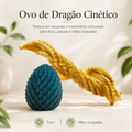 Ovo de Dragão Cinético Calma 3D — Movimento, Toque e Autorregulação